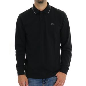 POLO SMALL STRIPE SUN68 NERO